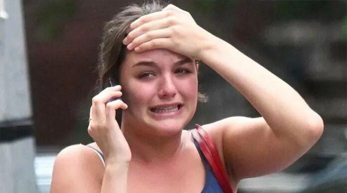 JUST IN:Suri Cruise 18-year-old daughter of Tom Cruise and Katie Holmes, spotted crying on phone while out and about in New York, after she got a call that...